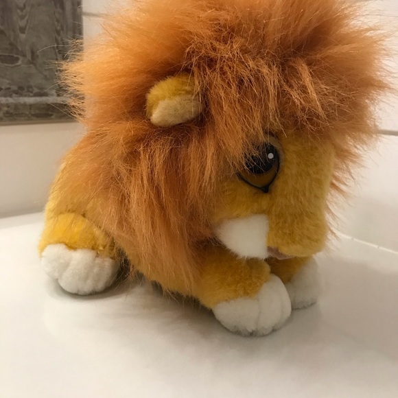 1994 Vintage Rare Disney Lion King Mufasa 14” Plush with Removable Mane To Simba - Picture 2 of 10